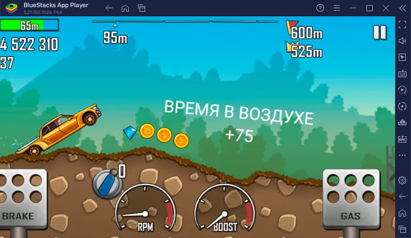 Hill Climb Racing на ПК